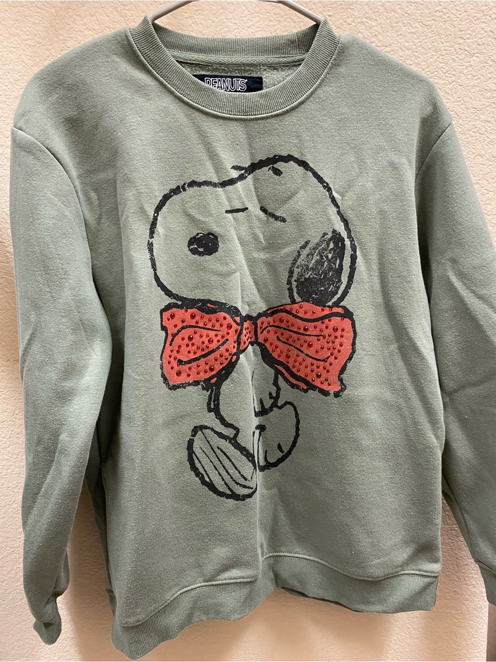 Holiday Snoopy sweater